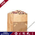 Biodegradable Compost Sack Brown Paper Bag Leaf Lawn Grass Garden Kraft Paper Litter Bag Waste Garbage Bags